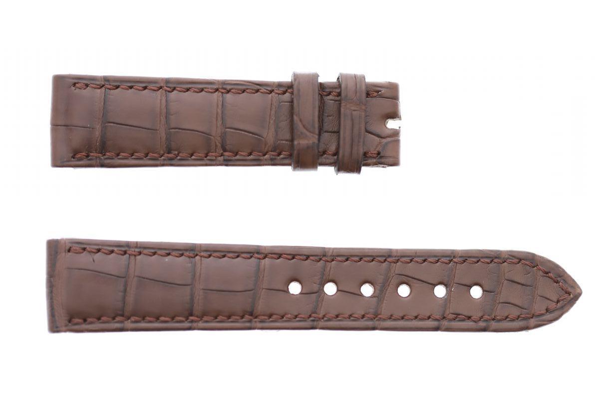 Chocolate Brown Matte Alligator Leather strap 20mm General style timepieces