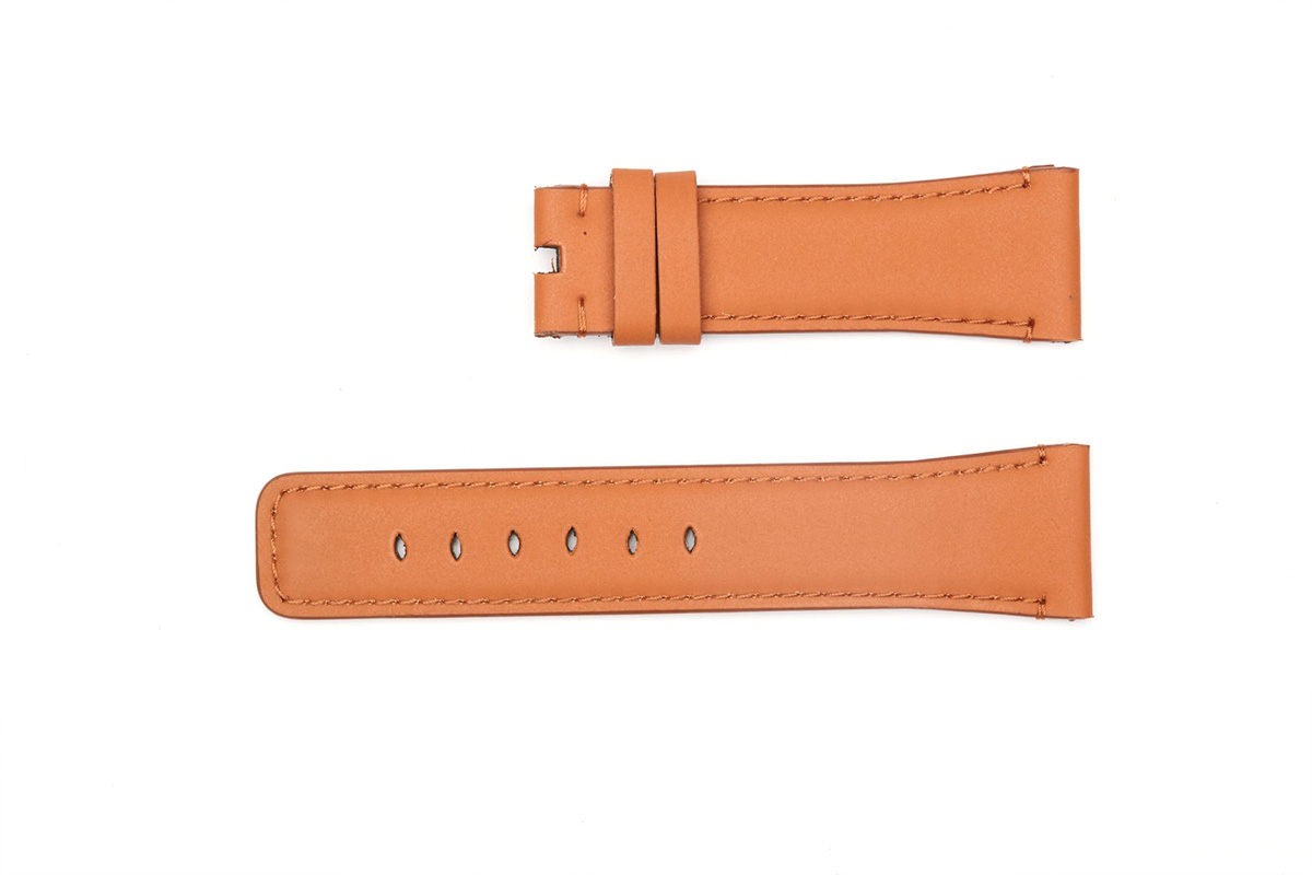 Cognac Brown Recycled Rubber Strap (Apple Watch All Series)