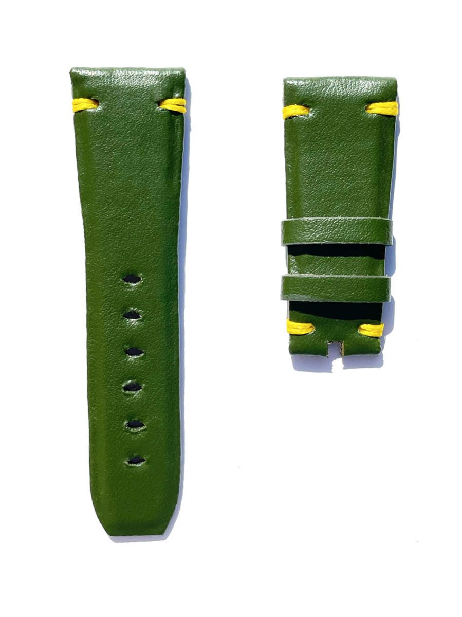 Green Mexican Cactus Leather strap for Apple Watch / All Series