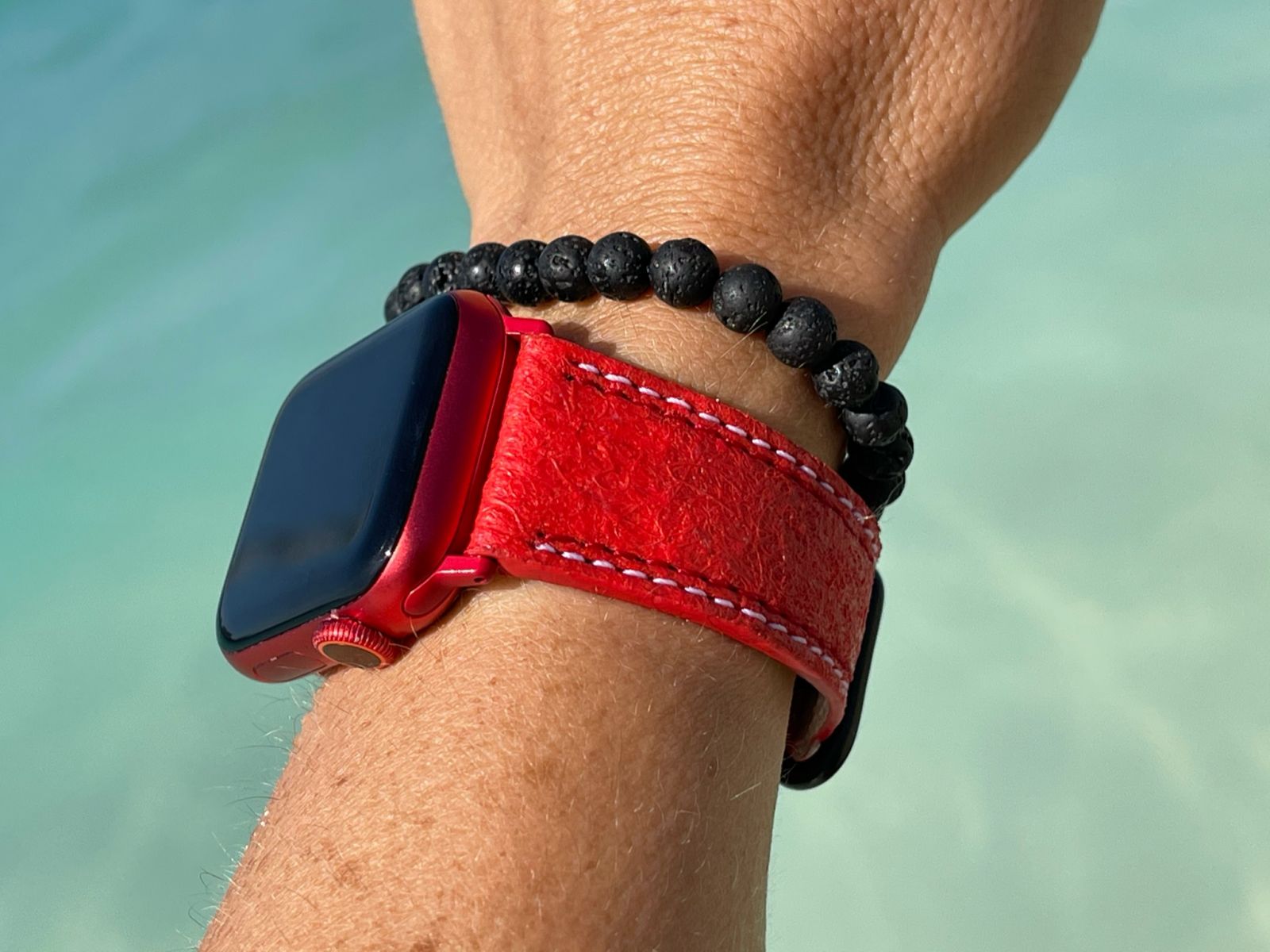 Pinatex Strap (Apple Watch All Series) / RED PAPRIKA