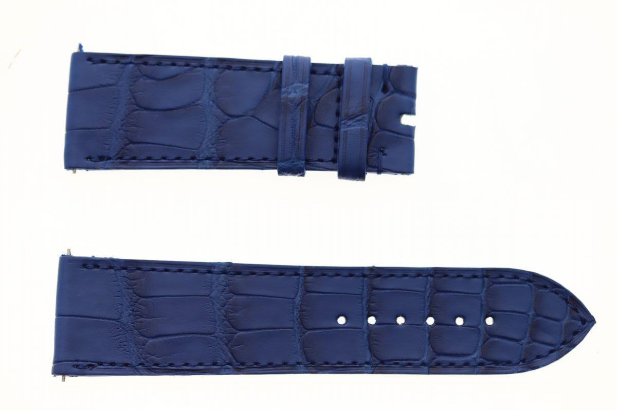 Blue Jeans Alligator leather strap 24mm Franck Muller Long Island style