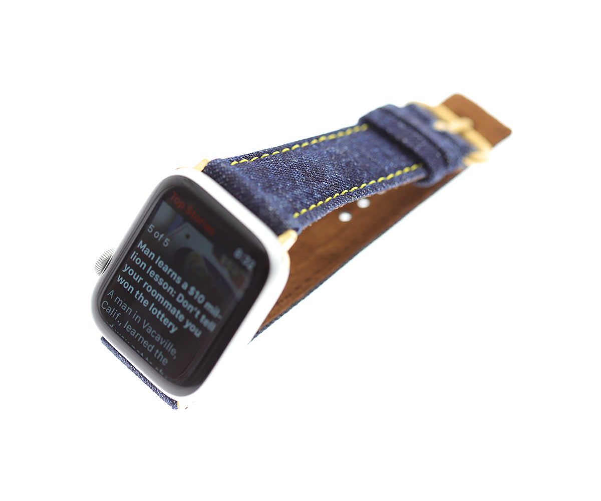 Japanese Denim Strap (Apple Watch All Series) / COMMANDO BLUE