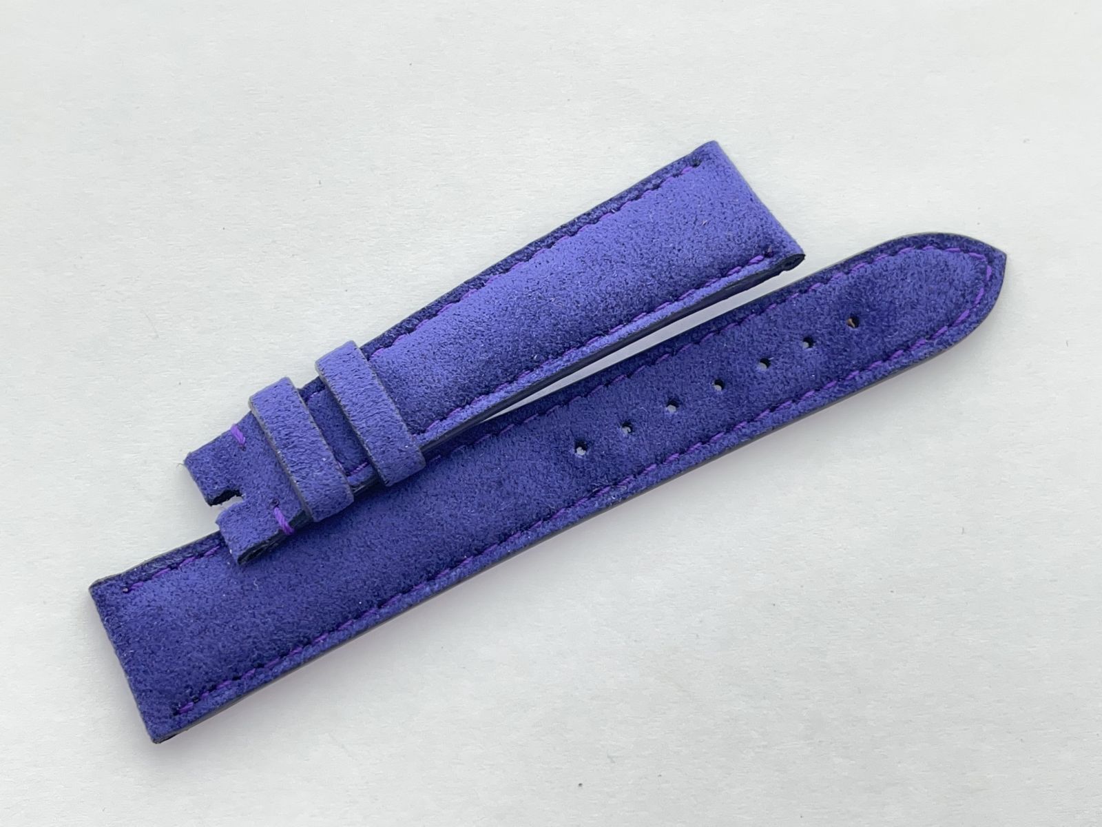 NJ9 Amethyst Purple Alcantara Classic strap