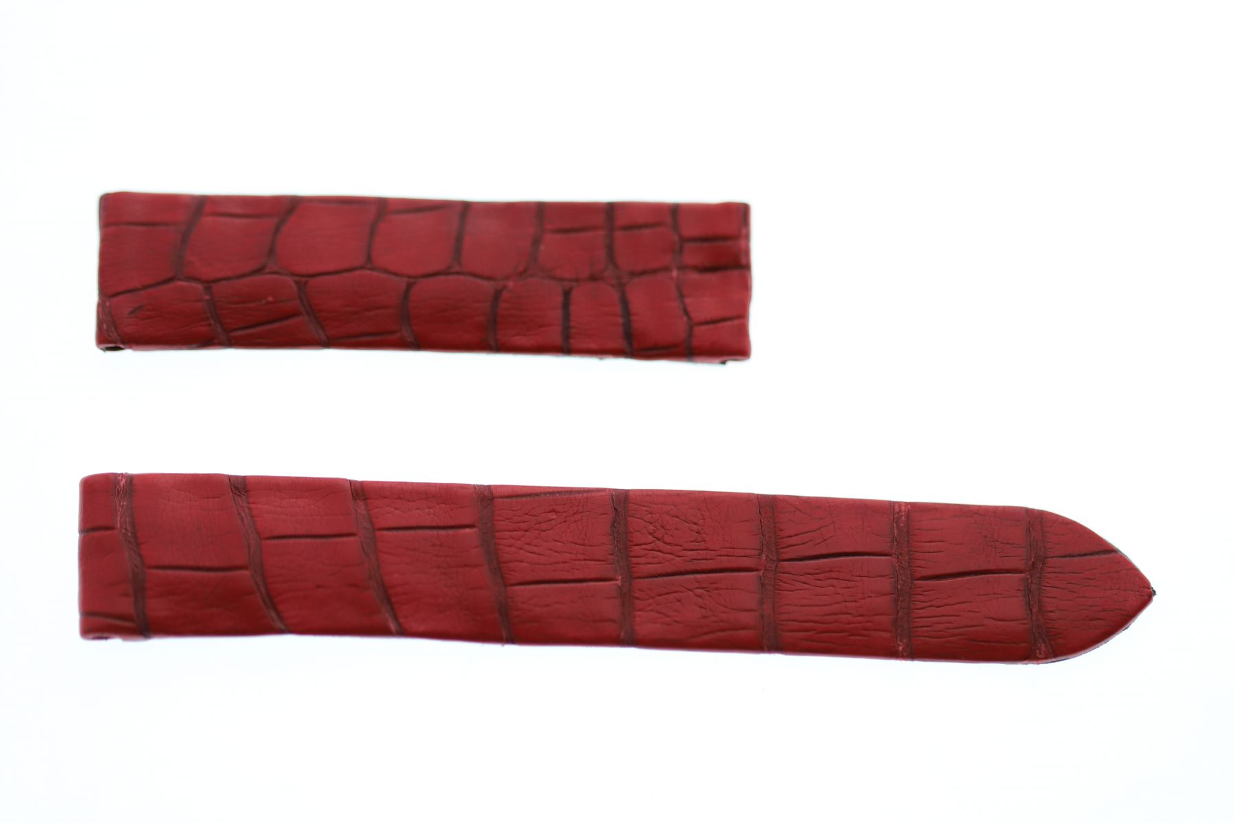 Red Caiman Latirostris strap 16mm Patek Philippe Vintage style