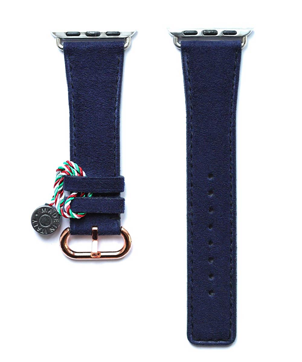 Blue Original Alcantara strap (Apple Watch All Series)