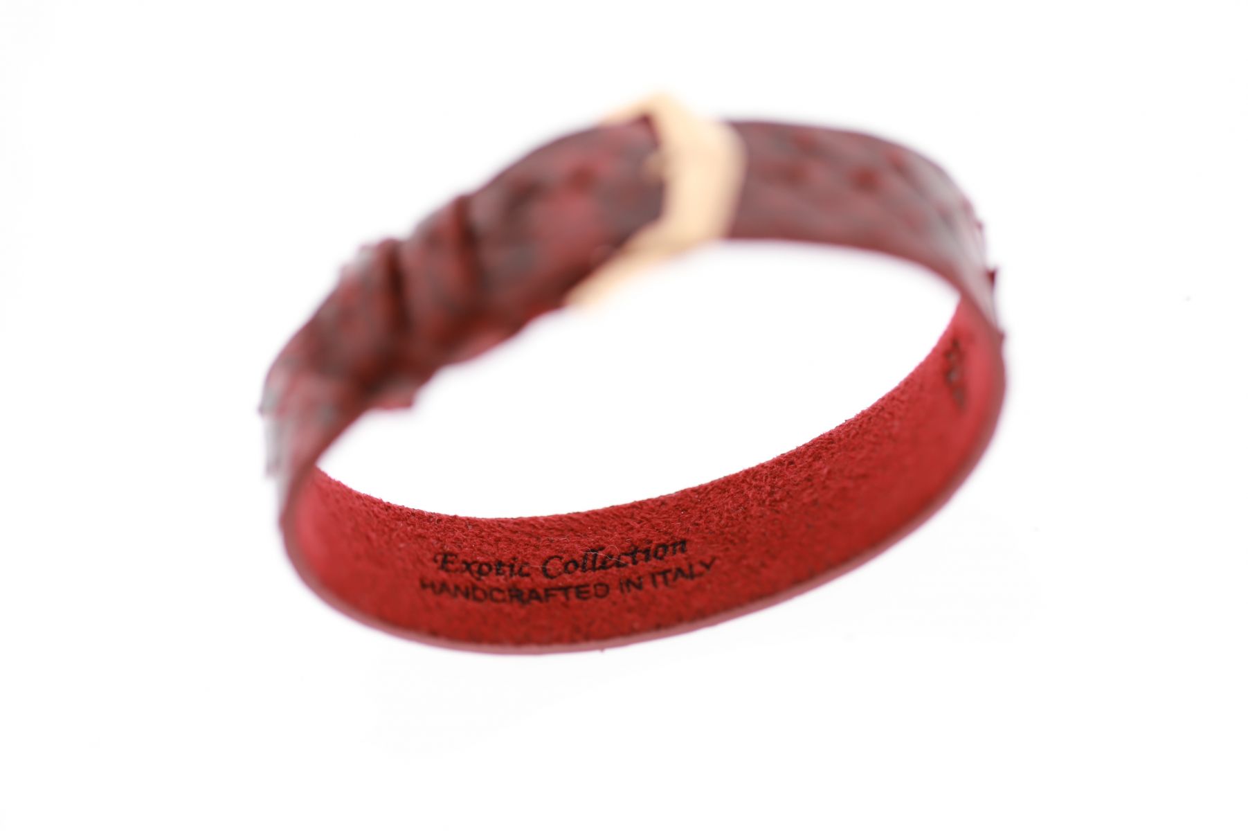 Red Python Double • Exotic Leather Bracelet