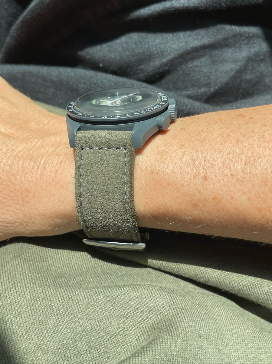 Khaki Washed Canvas Watch Band