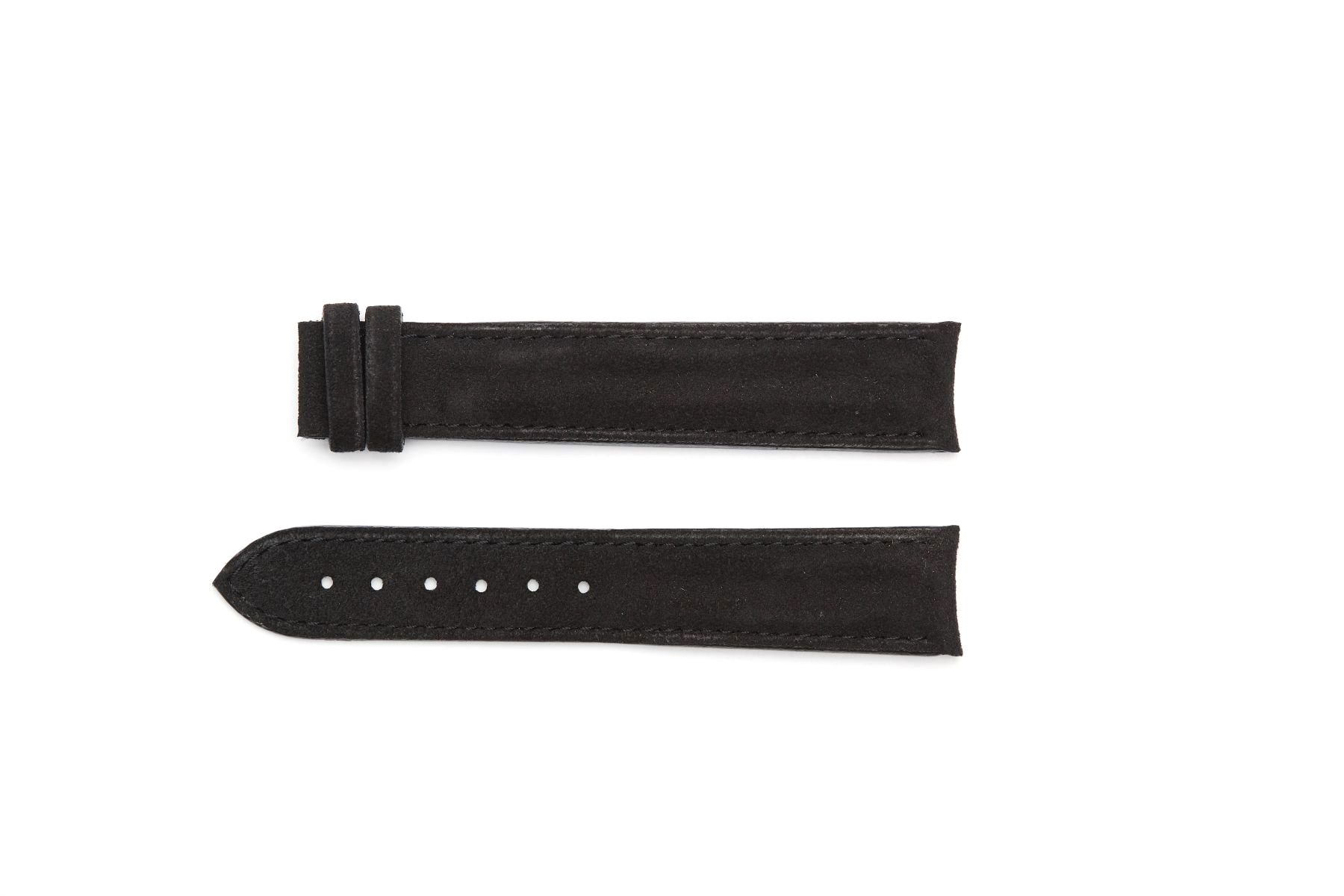 Onyx Black Alcantara® strap 20mm for Omega Speedmaster ' 57 TANG BUCKLE