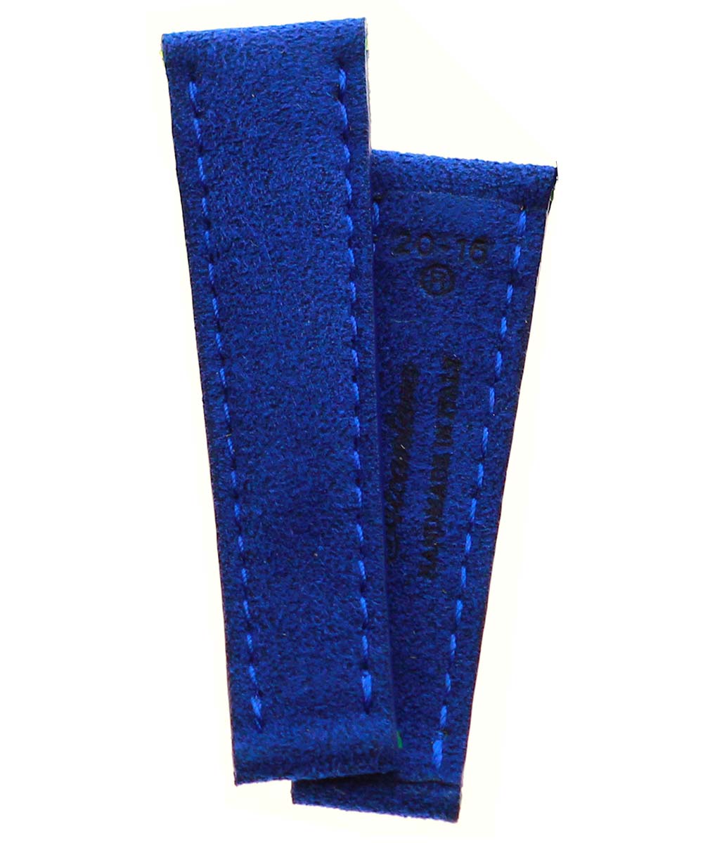 Infanta Blue Alcantara® strap 20mm for Rolex Daytona. Vegan style