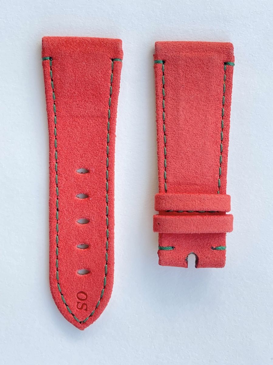 Holiday Orange Original Alcantara Strap (Apple Watch All Series)