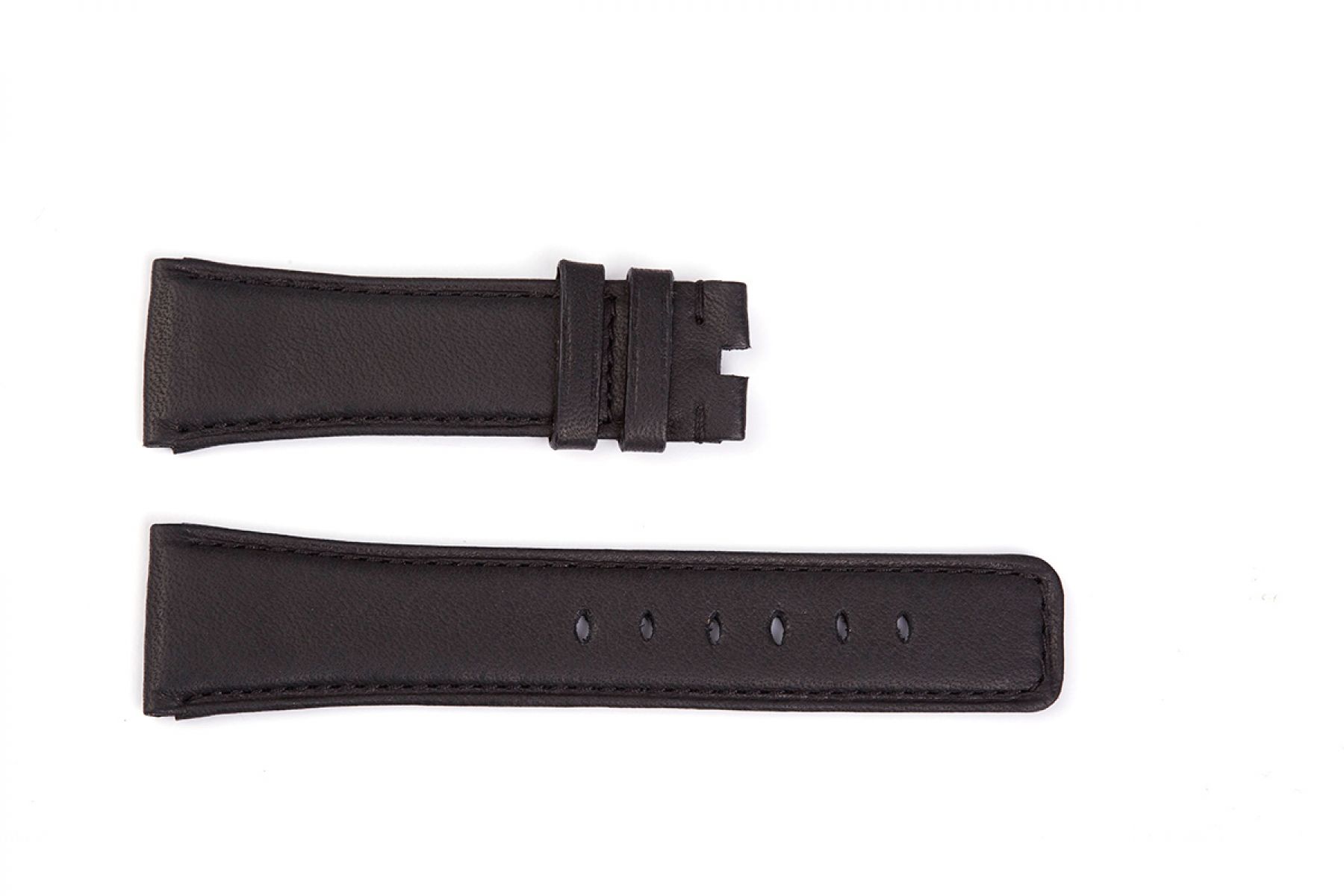 Black Hydro Repellent leather Strap (Apple Watch All Series)