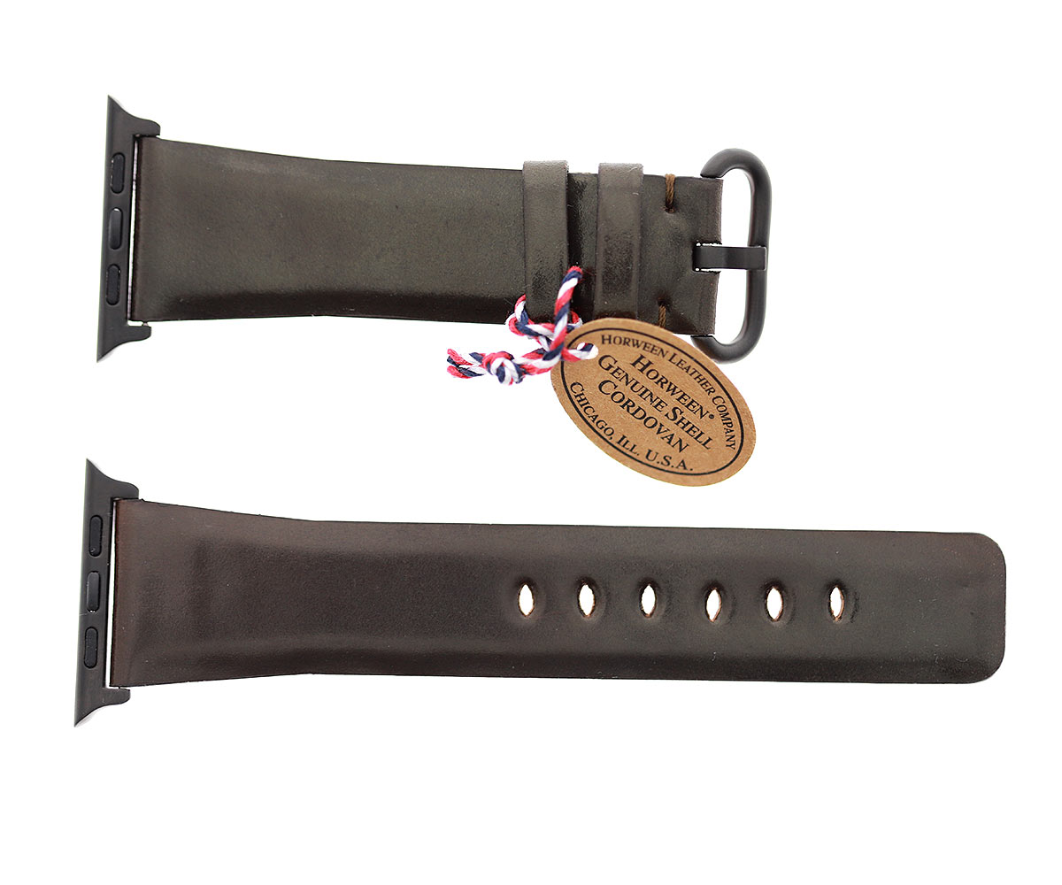 Shell Cordovan Watch Strap, Custom Made In USA