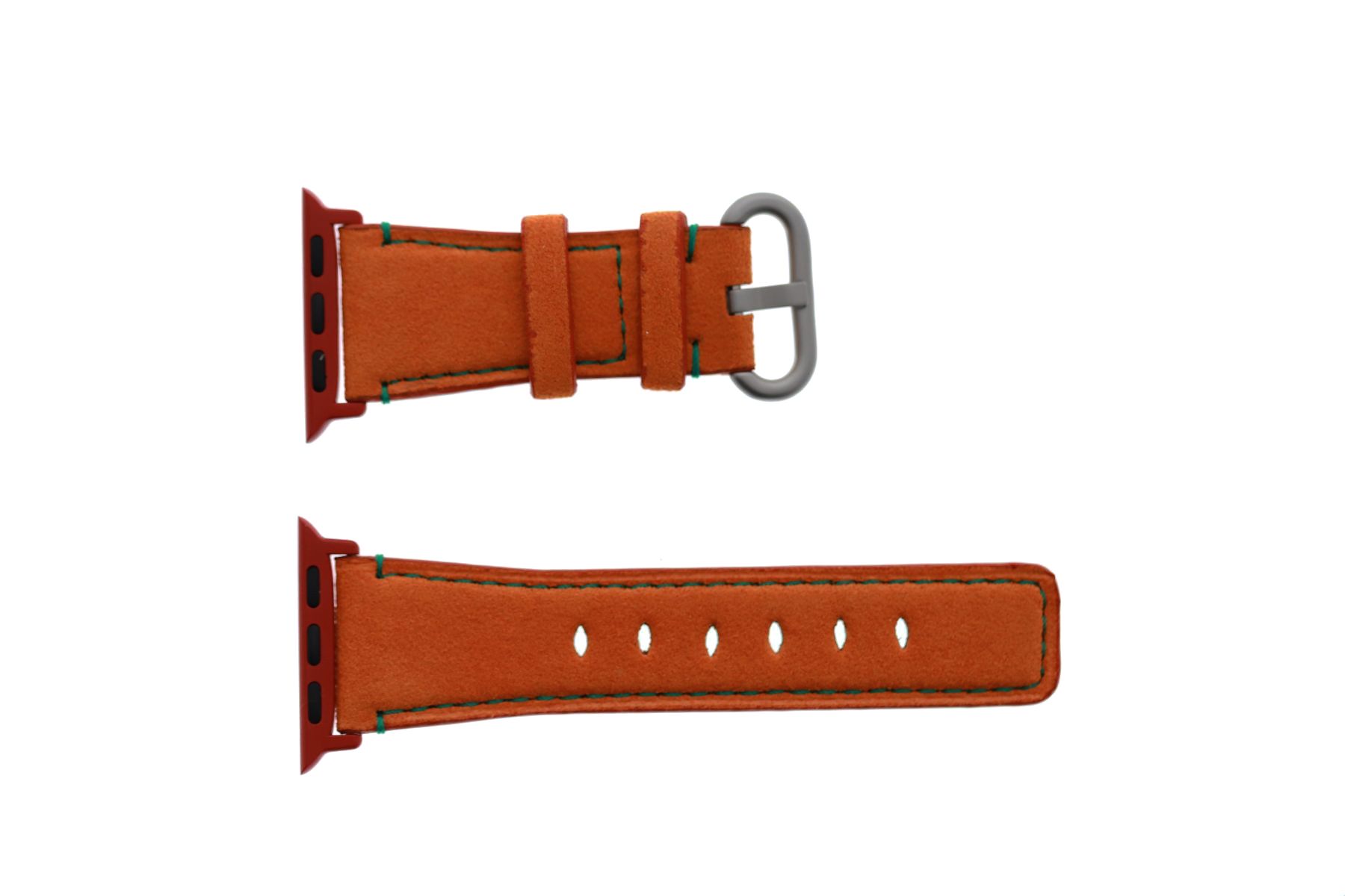Band for Tiny Wrist (for All Apple Watch sizes) in ORANGE Alcantara