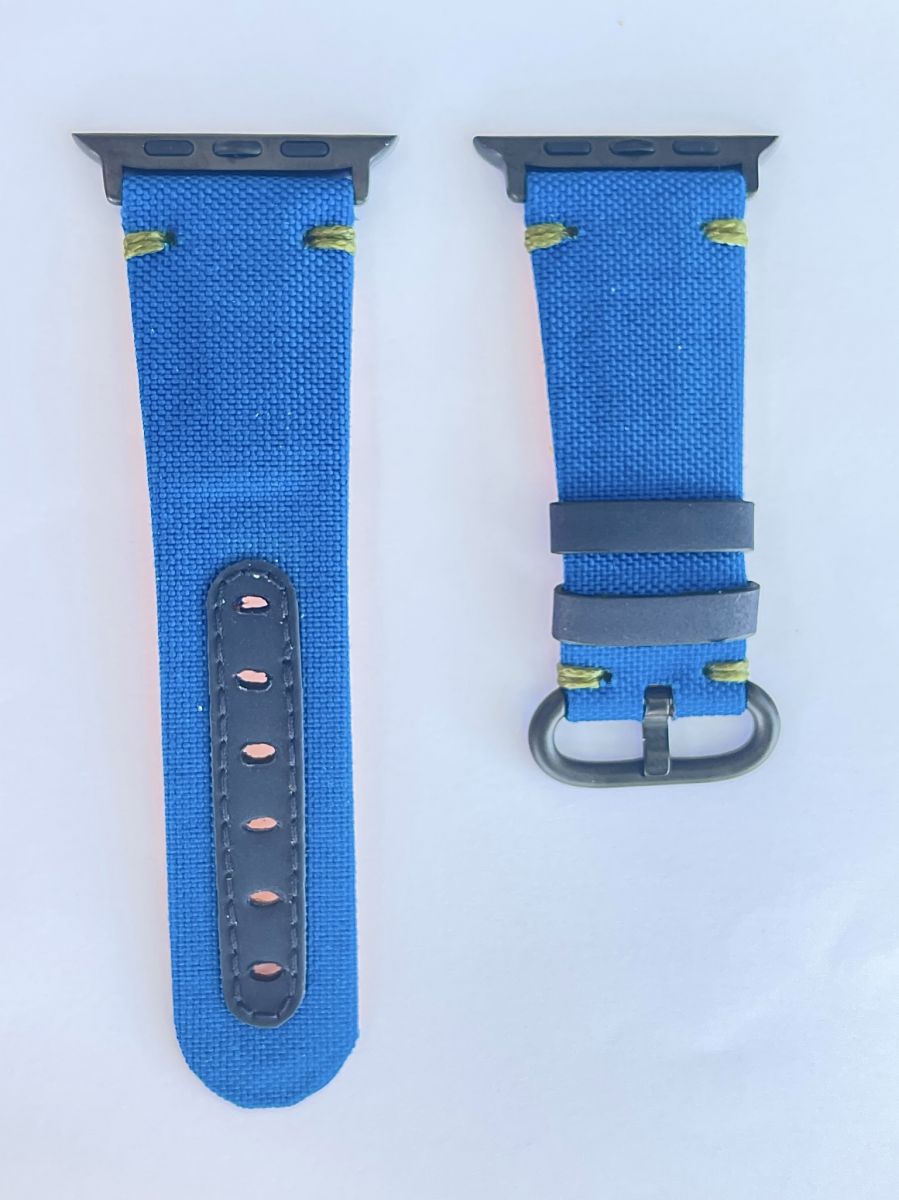 Pacific Blue Cordura Strap for Apple Watch All Series