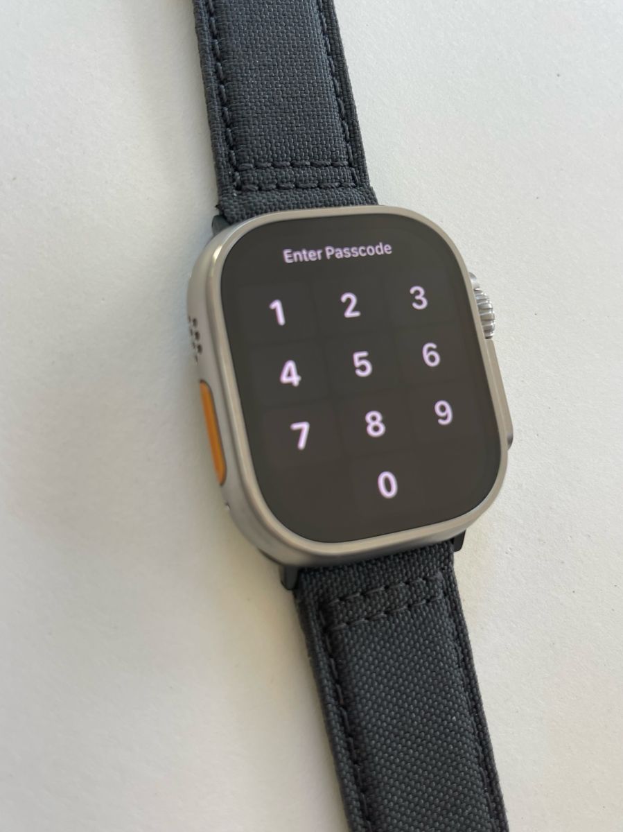 Gray Cordura Strap for Apple Watch All Series