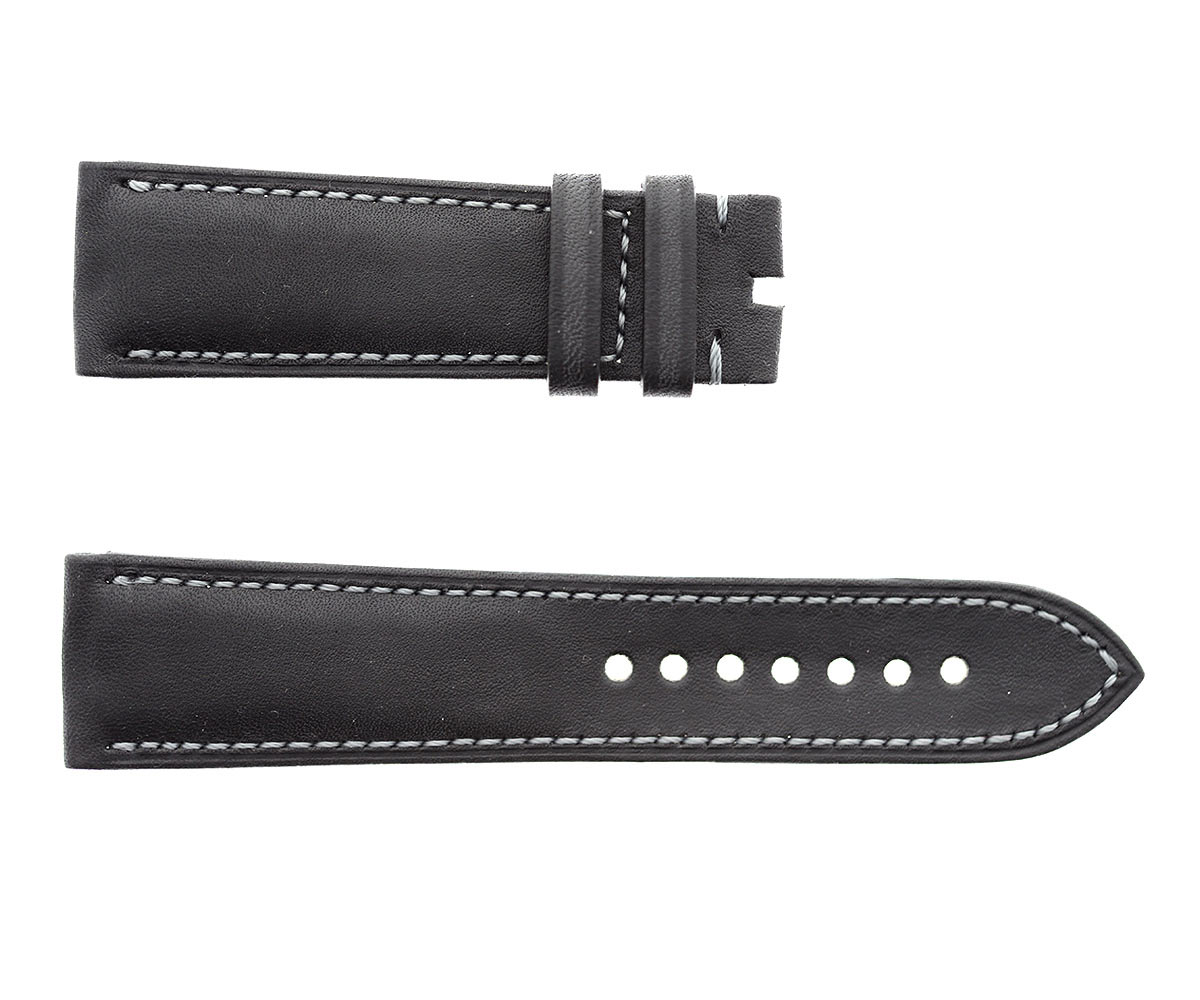 Barenia Black Leather Watch Strap