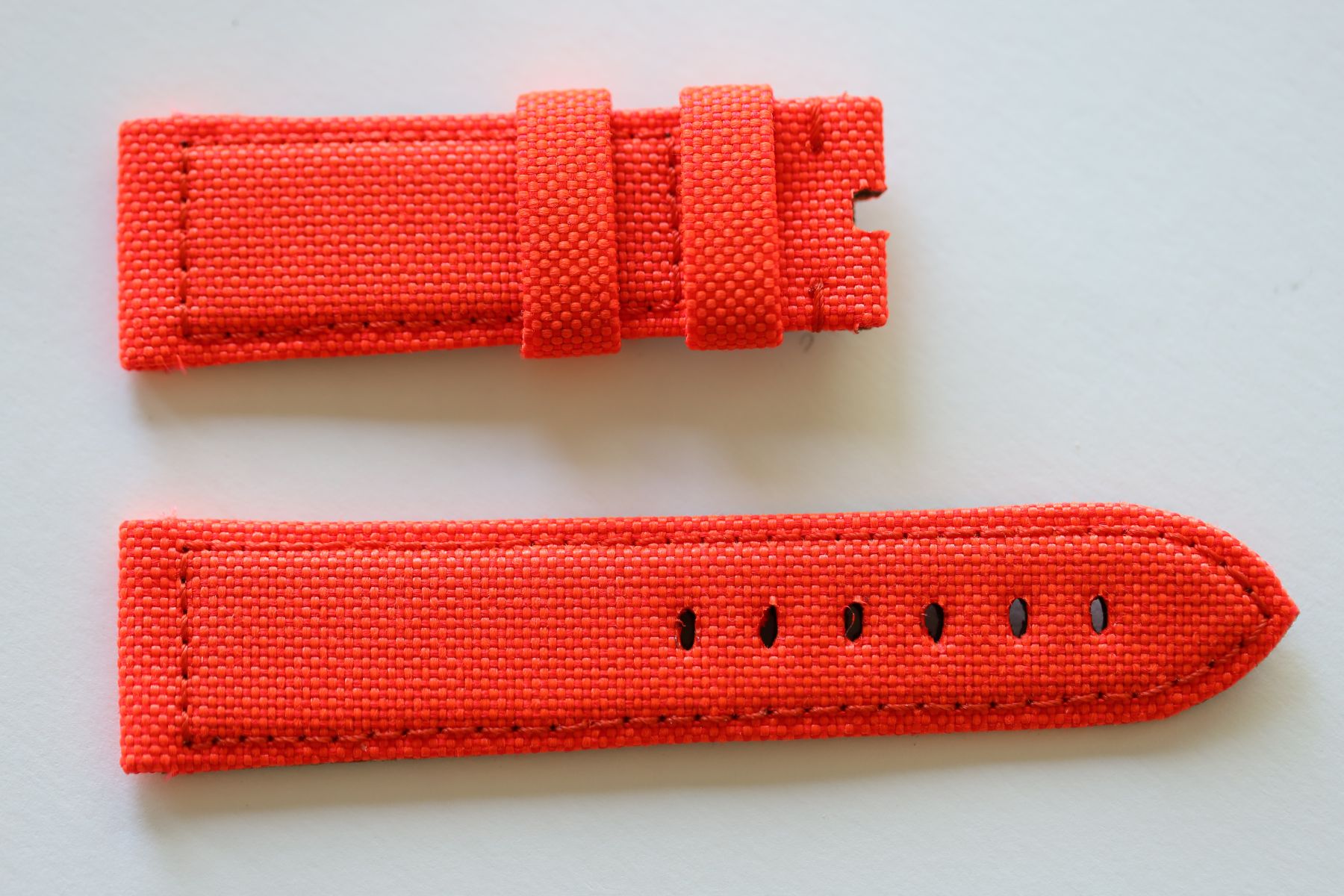 Orange Fluo Cordura® Panerai style strap