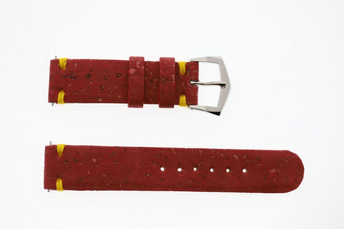Red Natural Portuguese Cork strap General style