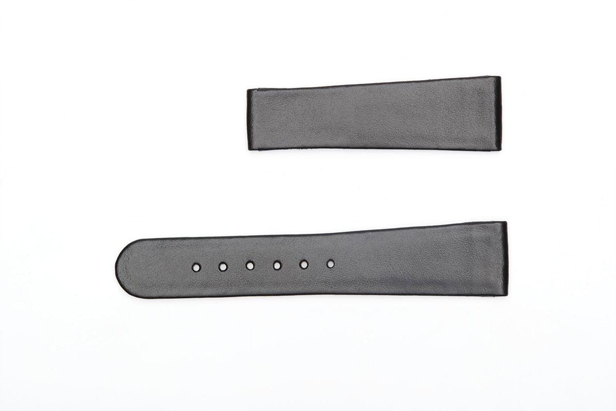 Black Napa Leather strap 22mm for Oris Calibre style