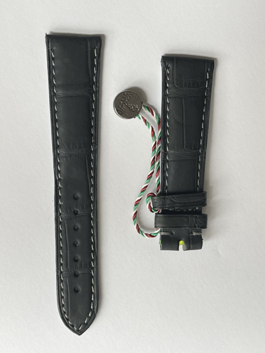 NJ AO05 Magnet Grey Alligator leather Classic strap