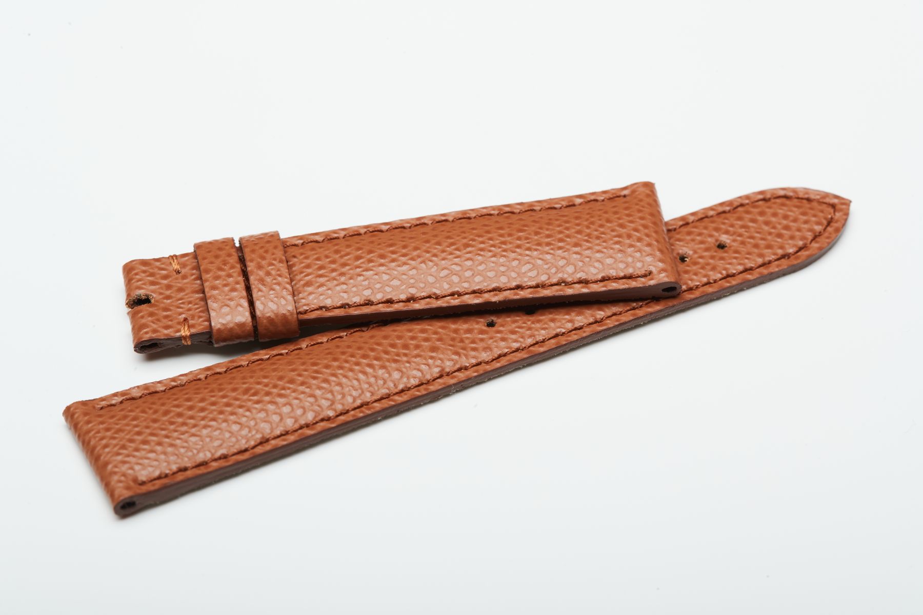 NJ330 Honey Brown Epsom leather Classic strap