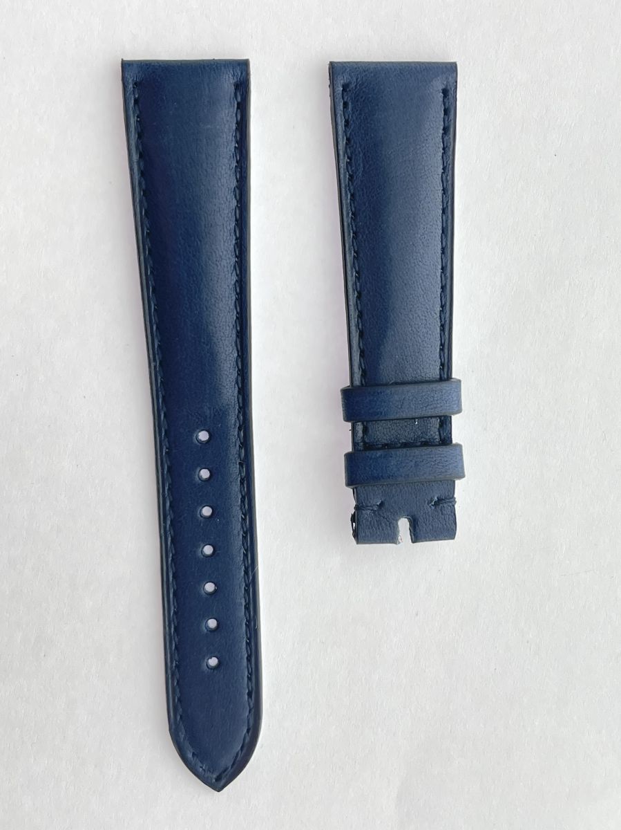NJ661 China Blue Napa leather Classic strap