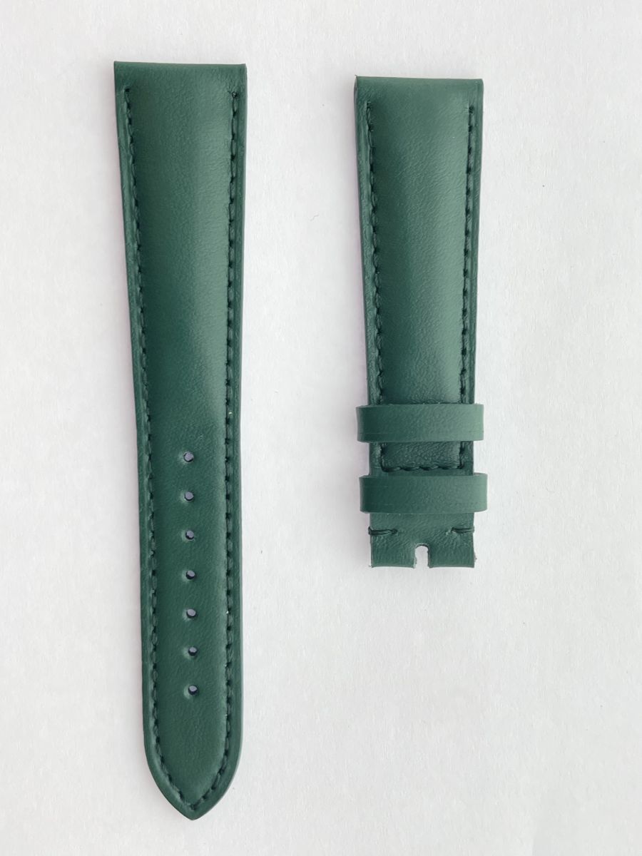 NJ665 Pine Green Napa leather Classic strap