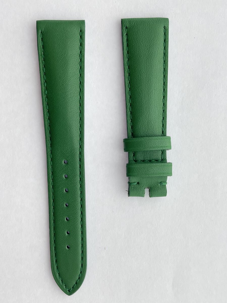 NJ666 Grass-Green Napa leather Classic strap