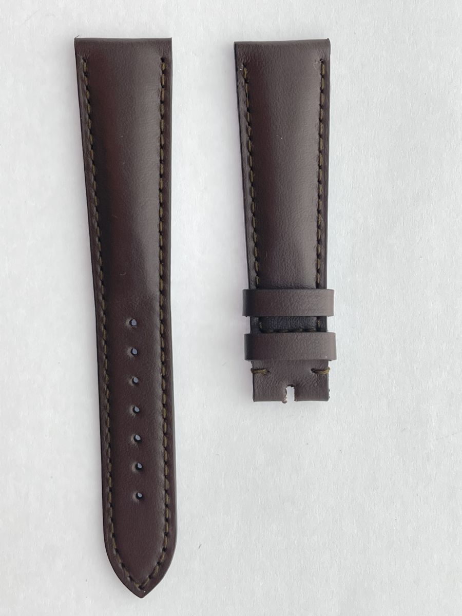 NJ667 Chocolate Brown Napa leather Classic strap