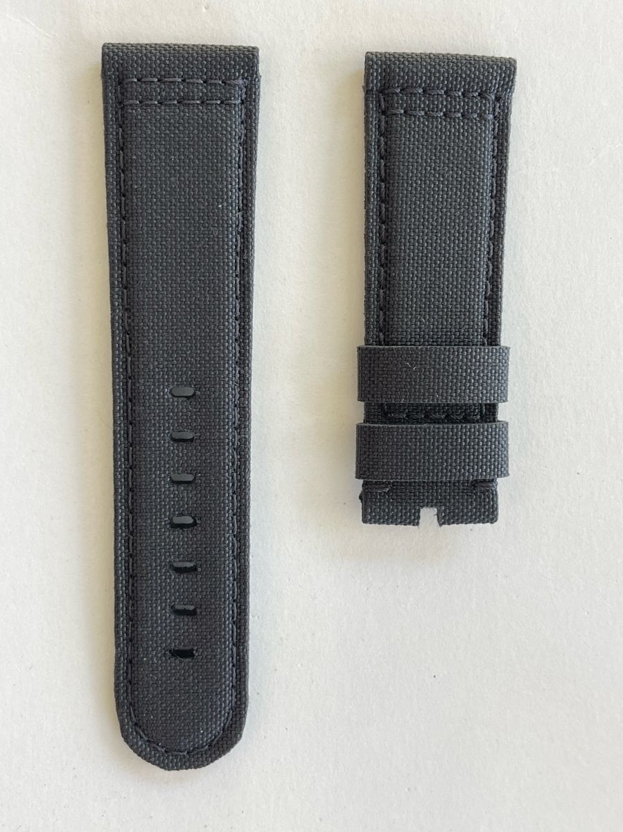 Gray Cordura Blancpain style strap 23mm