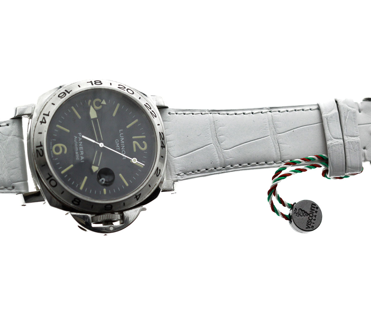 Eternitizzz Panerai Watch Strap, Leather Watch Strap, Watch Band 24mm, Louis Vuitton Bag Materials Pure White