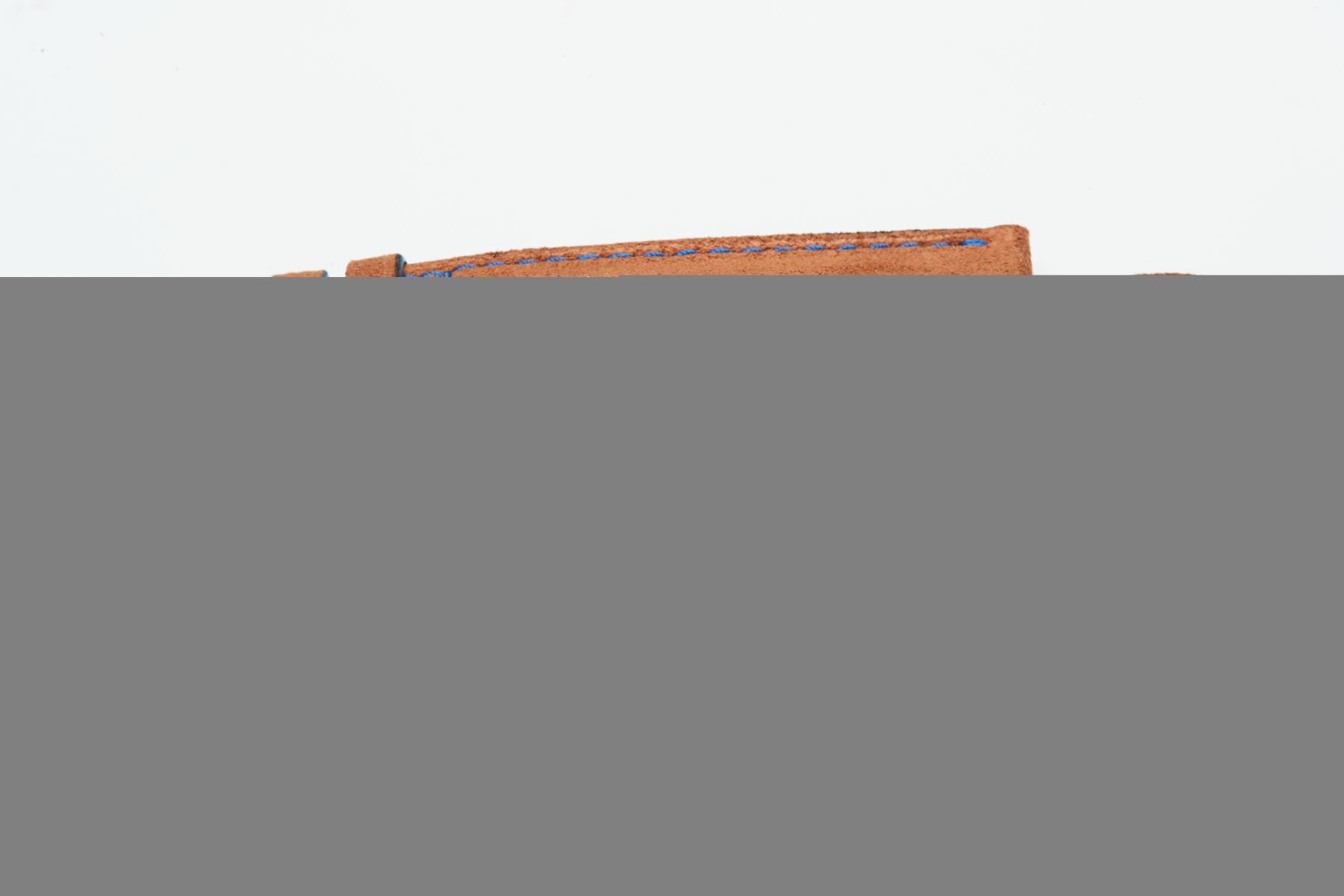 Cognac Brown Alcantara strap 21mm Patek Philippe Calatrava 5524G style