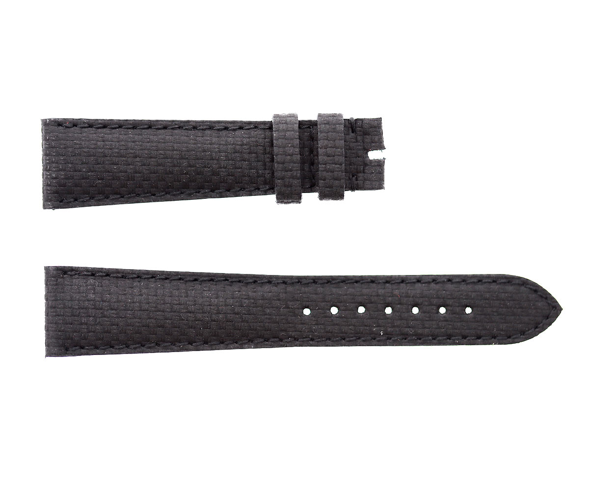 Black Carbon fiber printed leather strap 20mm / Rolex Daydate Dayjust style