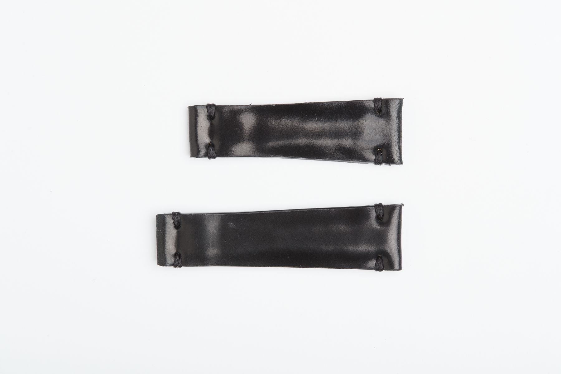 Black Shell Cordovan (Horween) leather strap 20mm / Rolex Daytona style