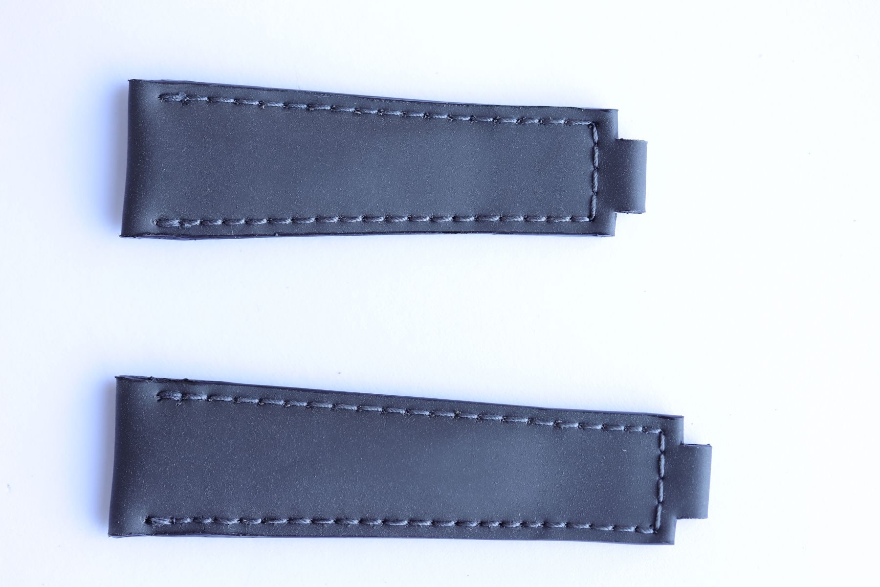 Milano Grey Recycled Rubber strap 20mm for Rolex Daytona / Yacht Master with Oysterflex Bracelet