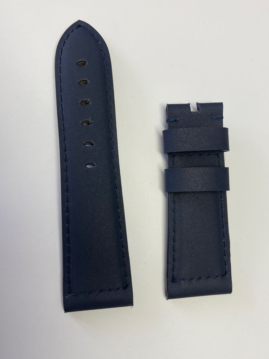 Navy Blue Recycled Rubber Strap 23mm Blancpain Fifty Fathoms style