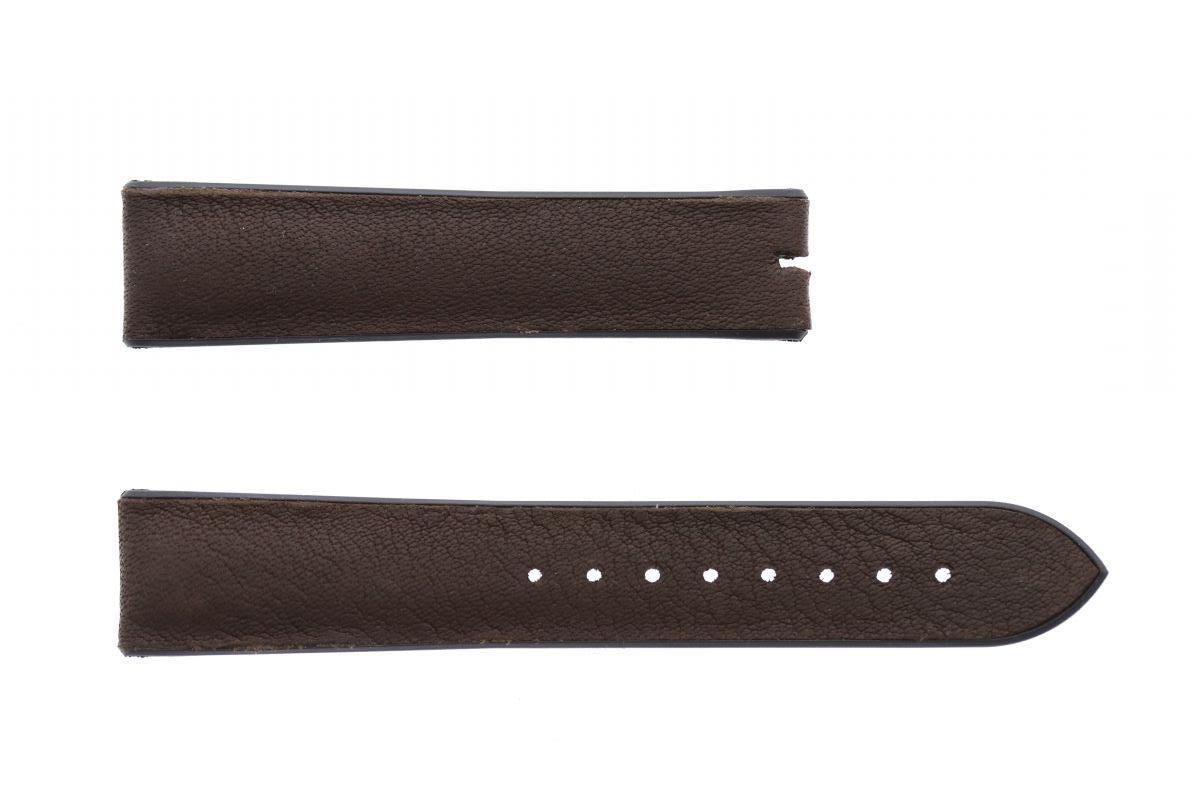 Natural Rubber with top layer in Brown Hydro Repellent Leather Strap 20mm General style
