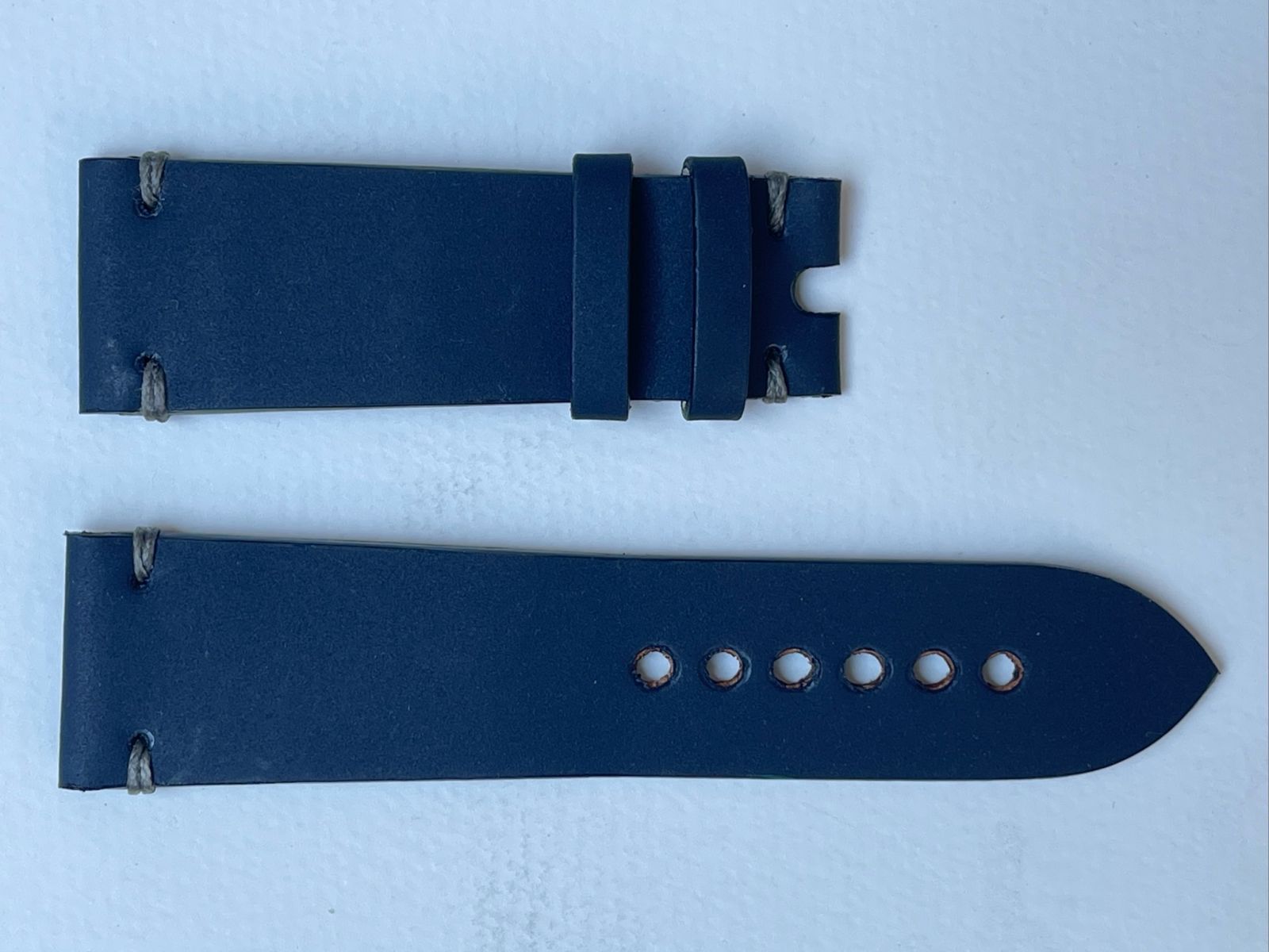Navy Blue Recycled Rubber strap 25mm Panerai Radiomir style